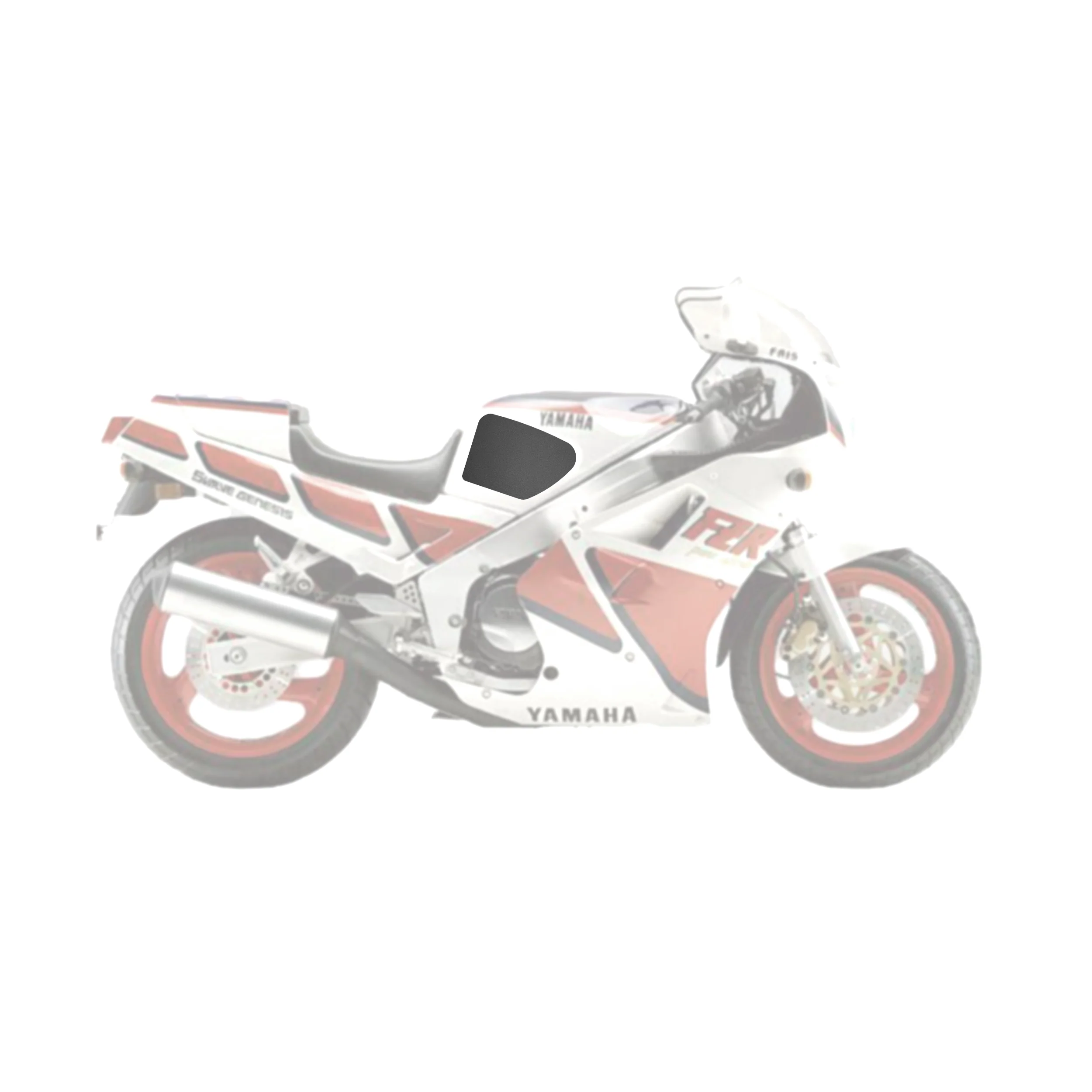 1987-1988 Yamaha FZR1000 Tank Pads - Image 2