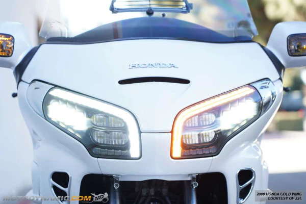2001-2017 Honda Gold Wing Full LED Headlight Assembly - Image 3
