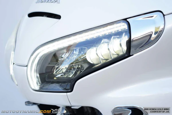 2001-2017 Honda Gold Wing Full LED Headlight Assembly - Image 4