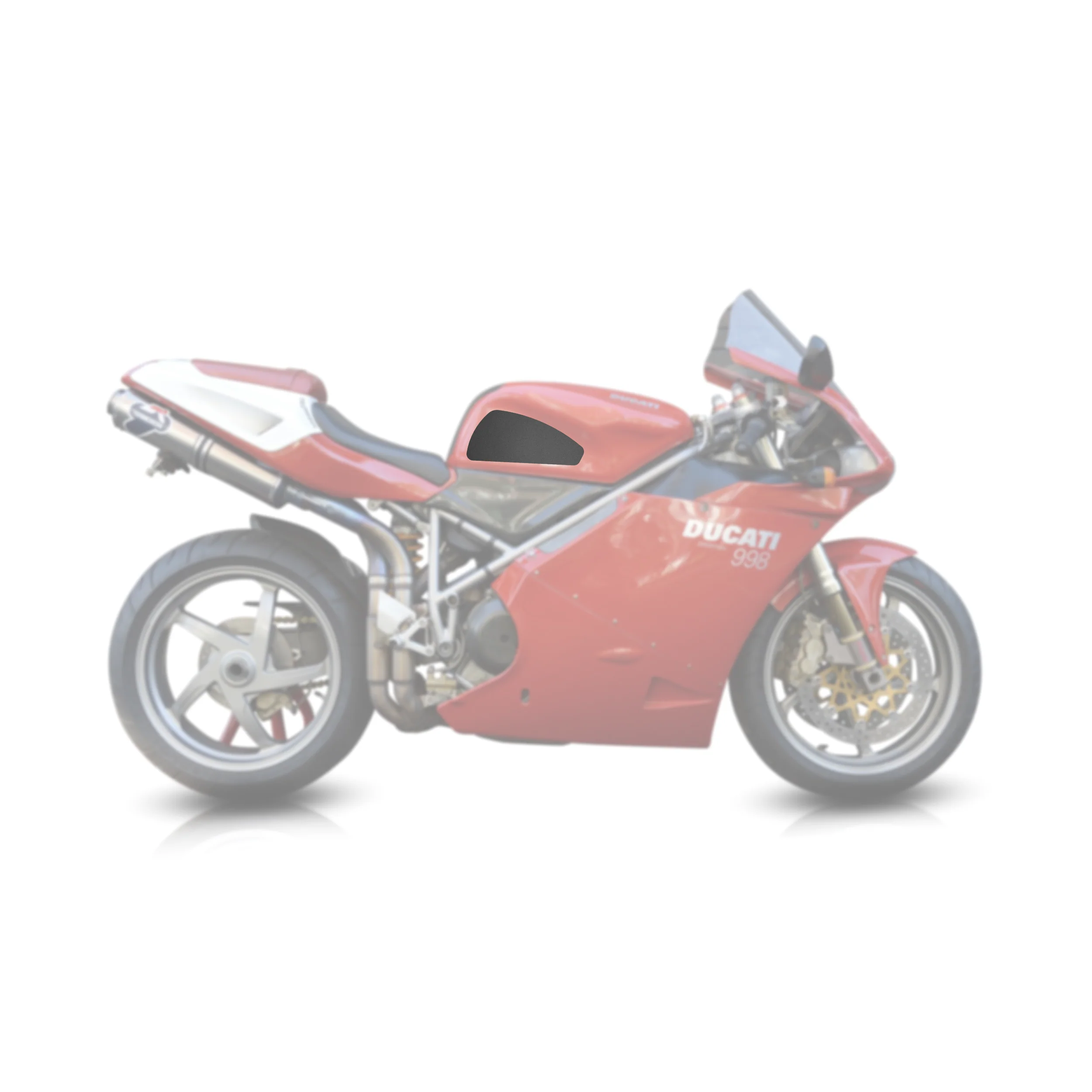 2002 Ducati 998 Tank Pads - Image 2