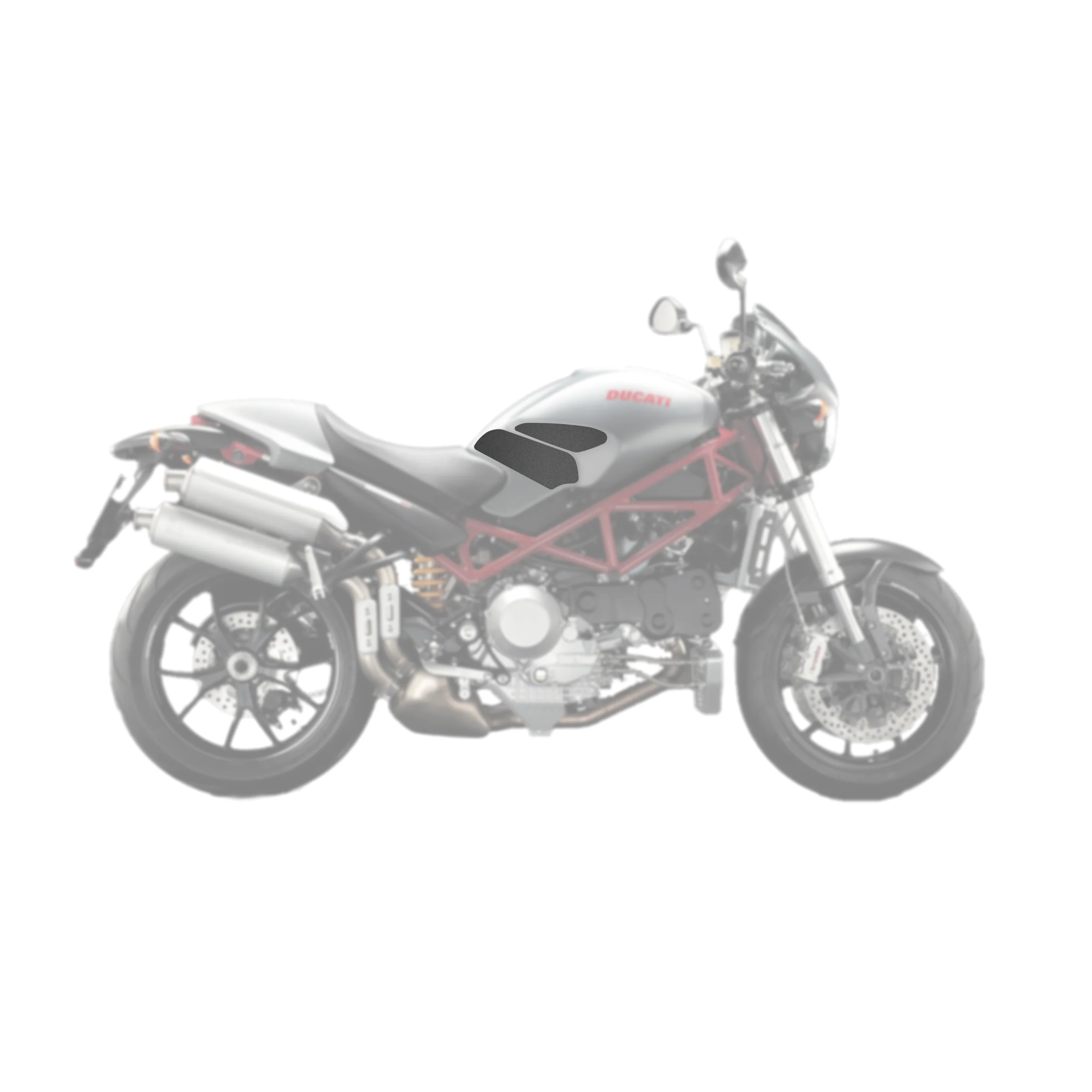 2004-2008 Ducati Monster S4R Tank Pads - Image 2