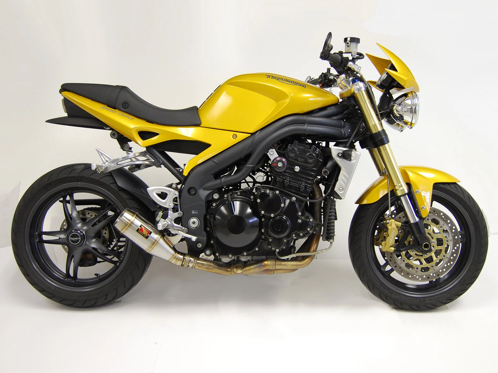 2005-2007 Triumph Speed Triple Slip-On Exhaust (Rear O2) - Image 4