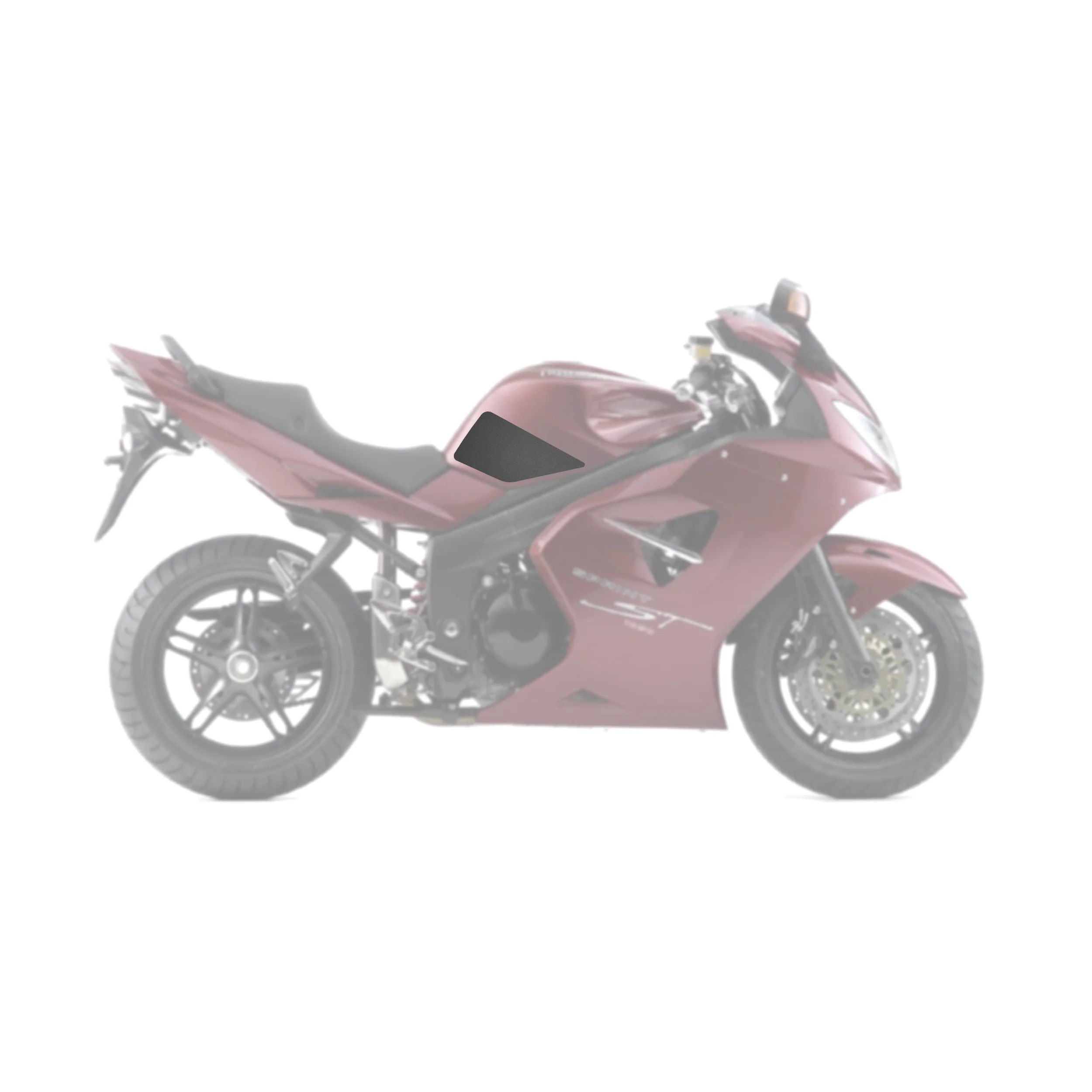 2005-2007 Triumph Sprint ST 1050 (Plastic Tank) Tank Pads - Image 2