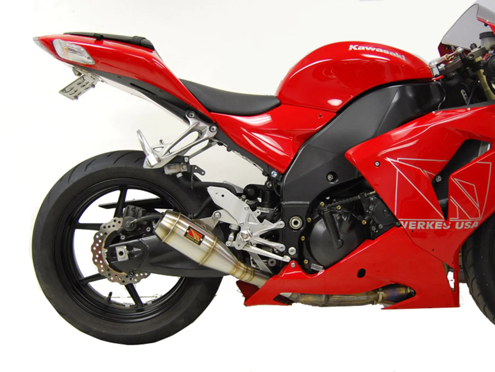 2006-2007 Kawasaki ZX10R Slip on Exhaust - Image 2