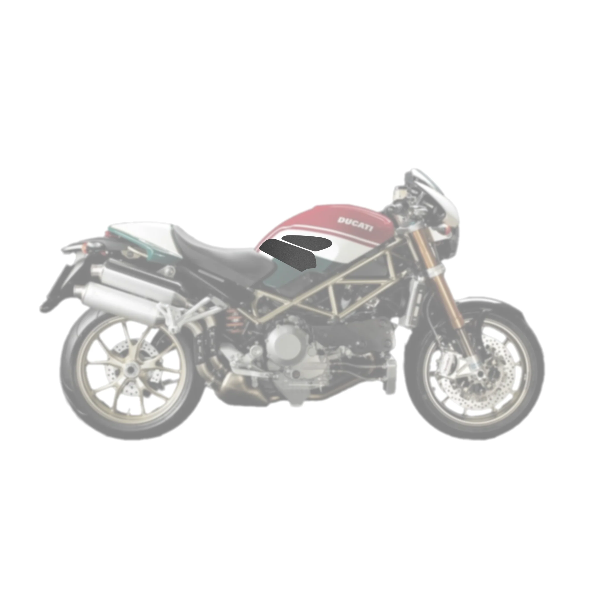 2006-2008 Ducati Monster S4RS Tank Pads - Image 2