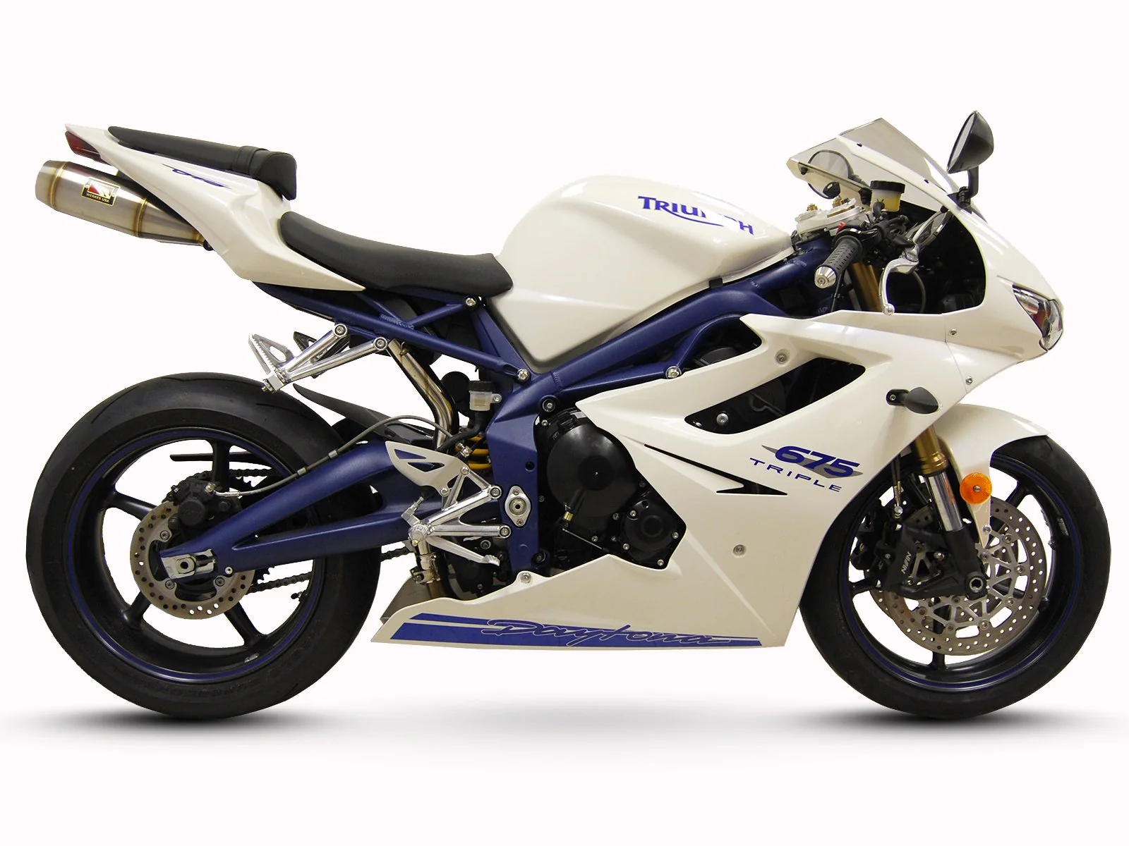 2006-2012 Triumph Daytona 675, 675R Slip-On Exhaust - Image 3