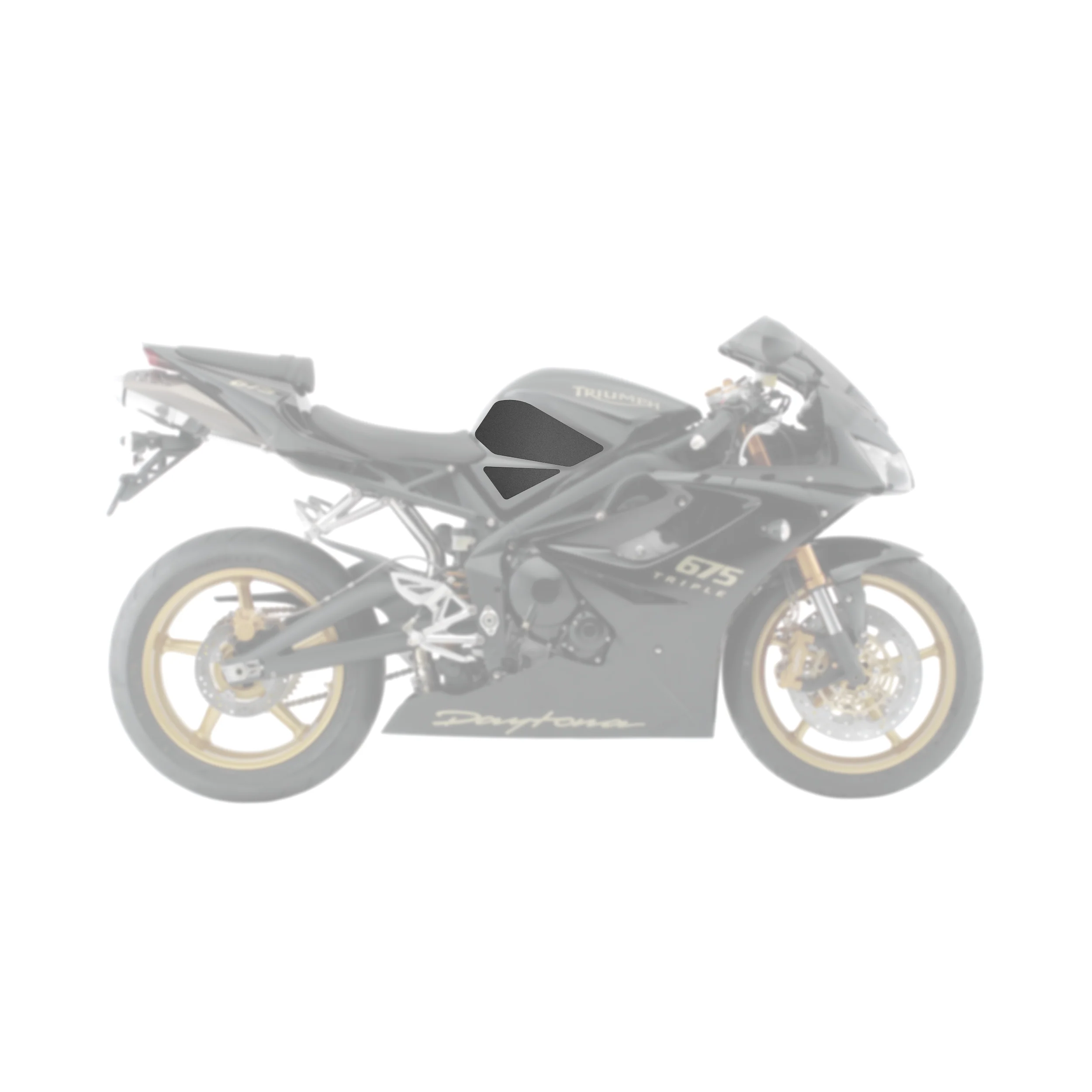 2006-2012 Triumph Daytona 675 Tank Pads - Image 2