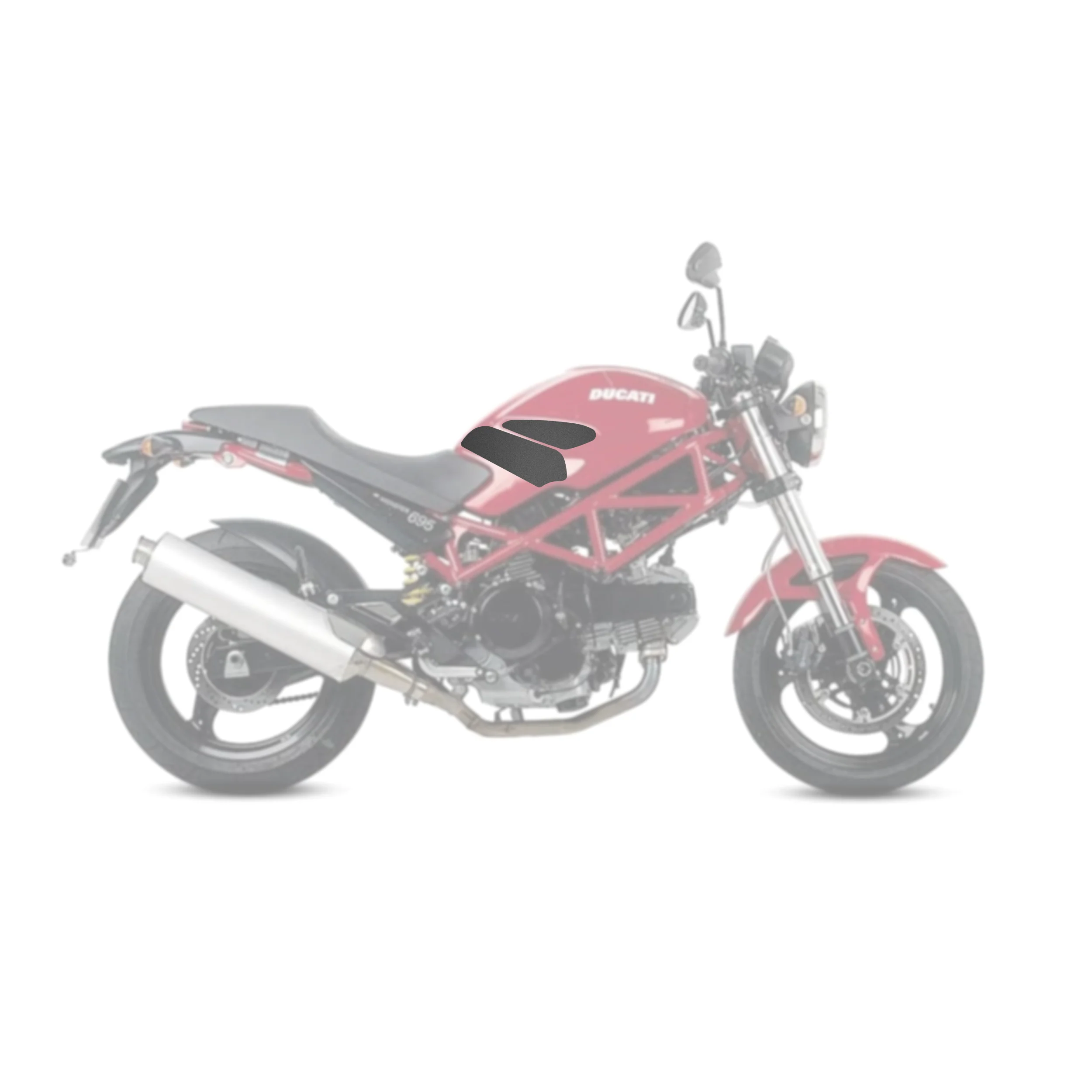 2007-2008 Ducati Monster 695 Tank Pads - Image 2