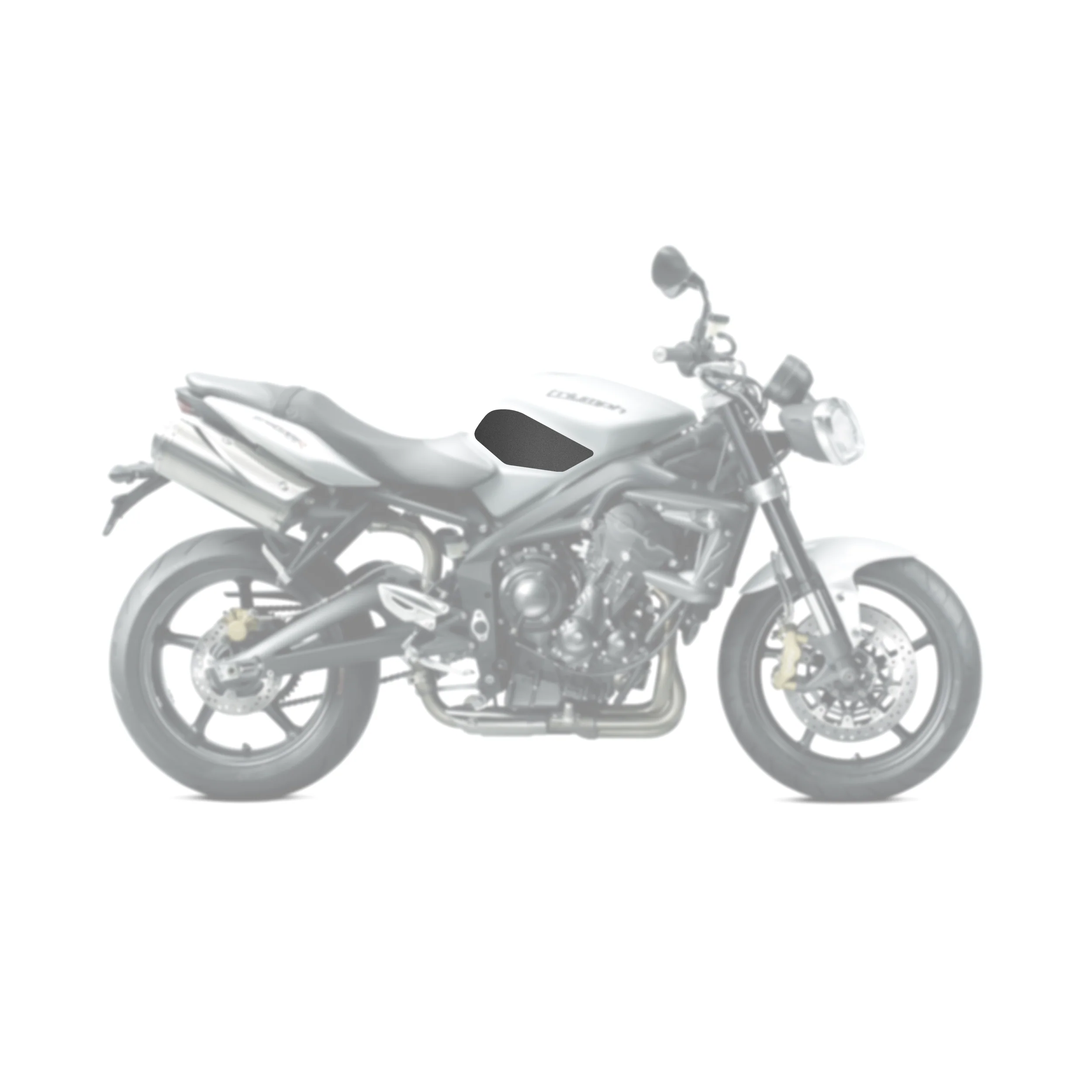 2007-2012 Triumph Street Triple 675 Tank Pads - Image 2