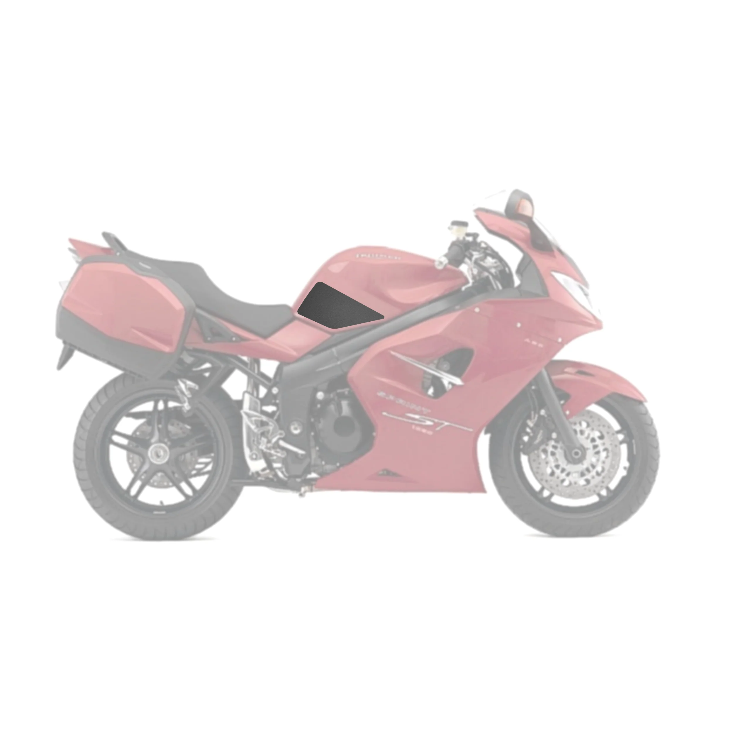2008-2010 Triumph Sprint ST 1050 (Steel Tank) Tank Pads - Image 2