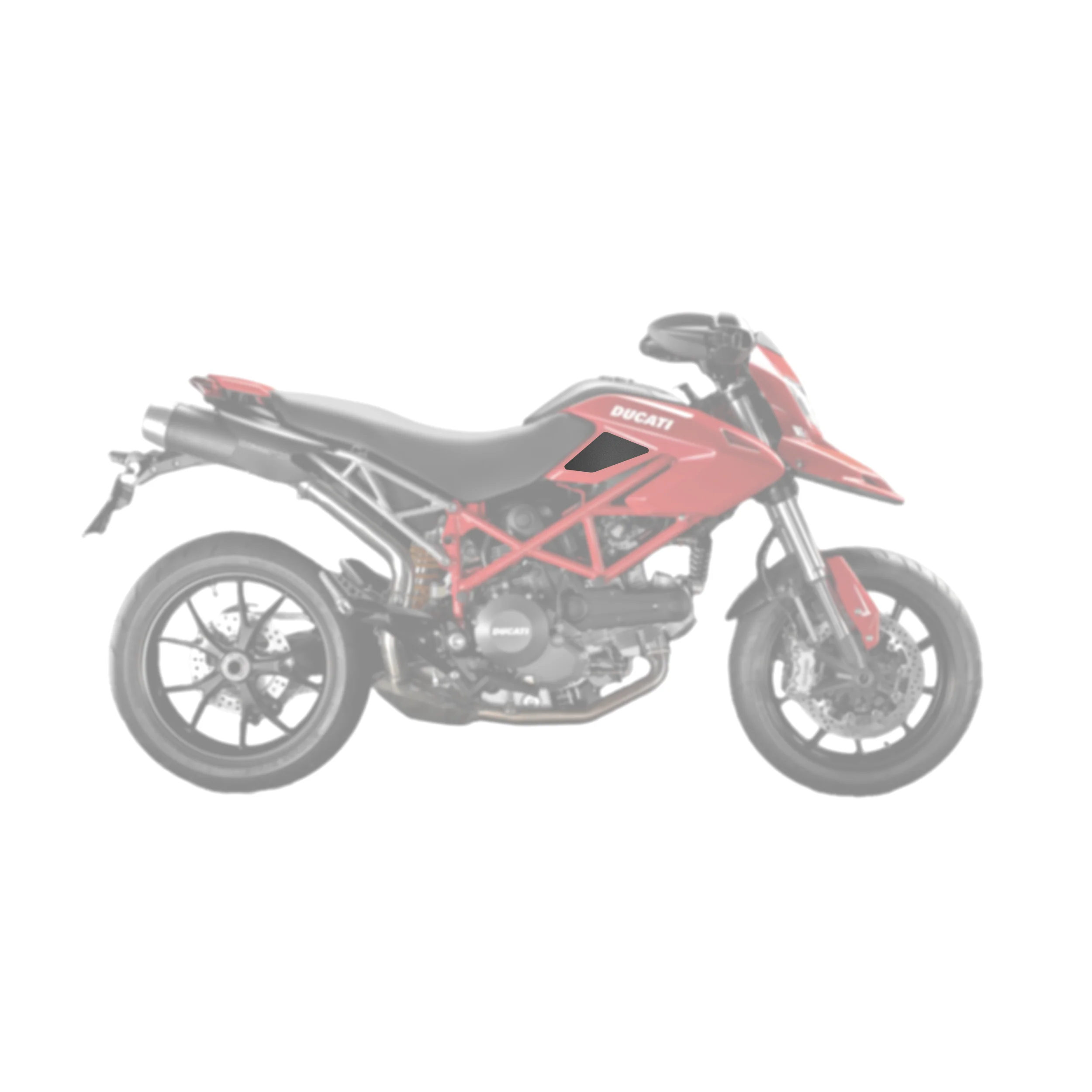 2008-2012 Ducati Hypermotard Tank Pads - Image 2