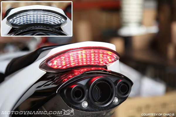2008-2012 Triumph Street Triple Integrated Sequential LED Tail Light - Image 7