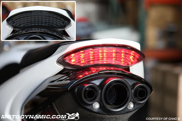 2008-2012 Triumph Street Triple Integrated Sequential LED Tail Light - Image 8