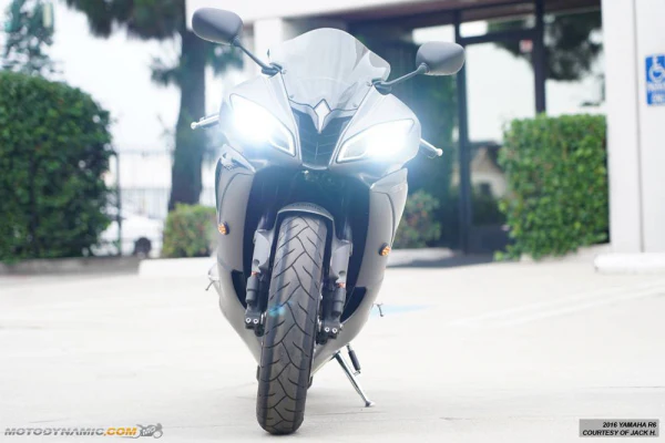 2008-2016 Yamaha R6 Full Head Light LED Projection Assembly with DRL - Image 10