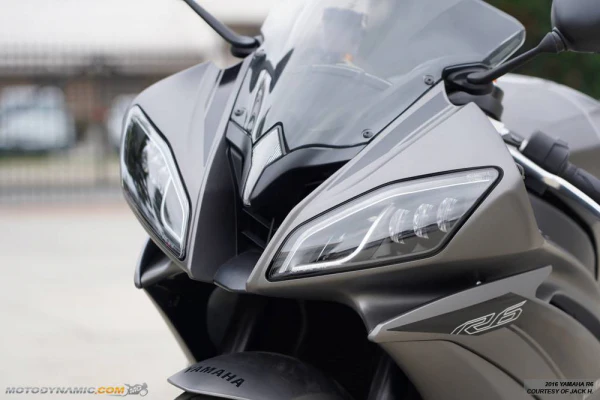 2008-2016 Yamaha R6 Full Head Light LED Projection Assembly with DRL - Image 12