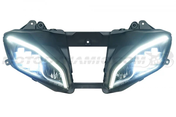 2008-2016 Yamaha R6 Full Head Light LED Projection Assembly with DRL - Image 5