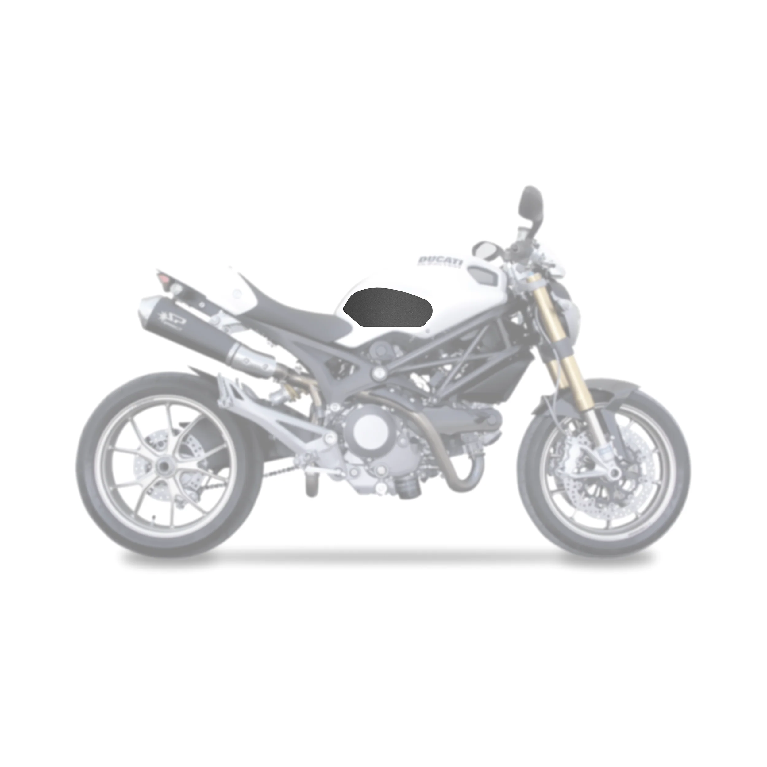 2009-2010 Ducati Monster 1100 S Tank Pads - Image 2