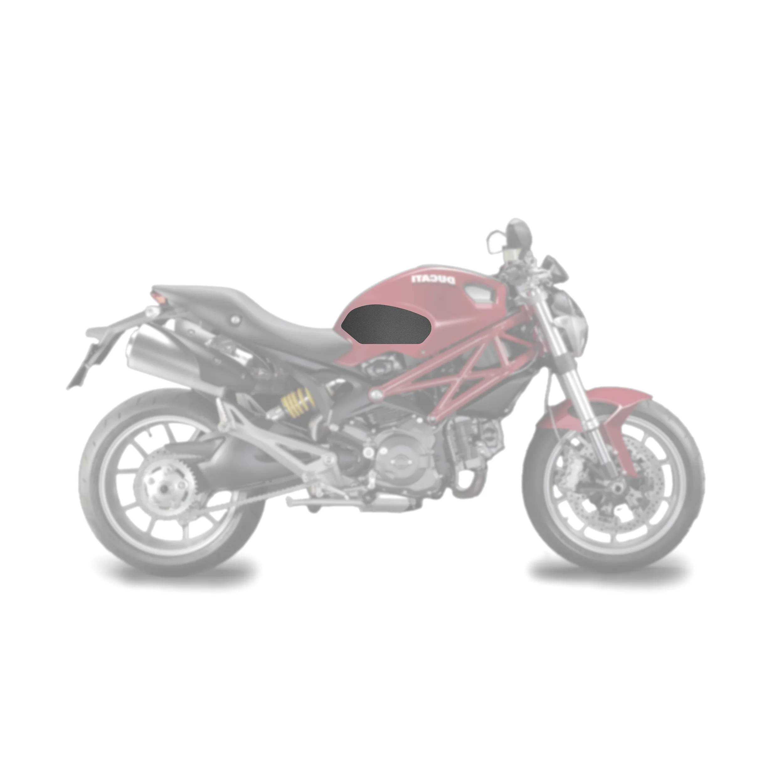 2009-2010 Ducati Monster 1100 Tank Pads - Image 2