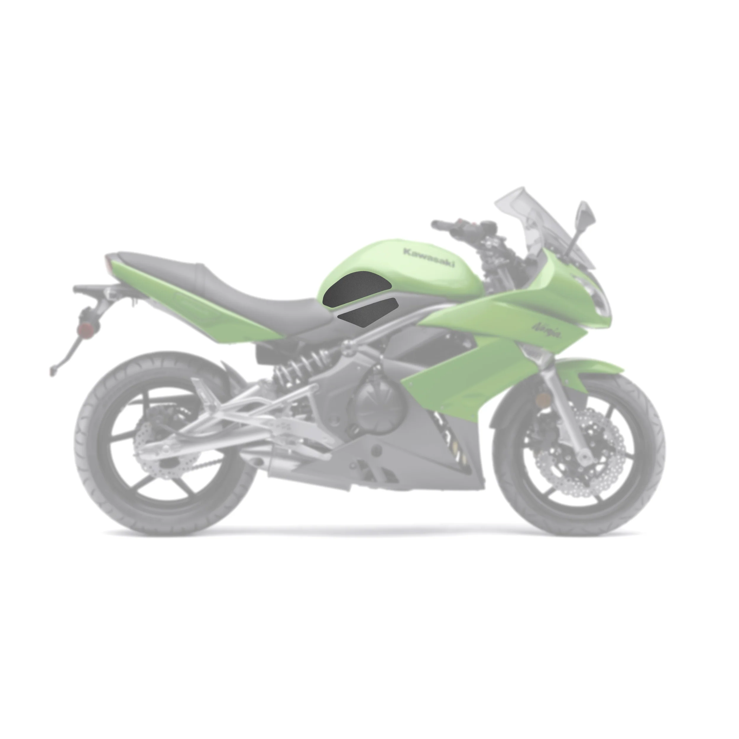 2009-2011 Kawasaki Ninja 650R Tank Pads - Image 2