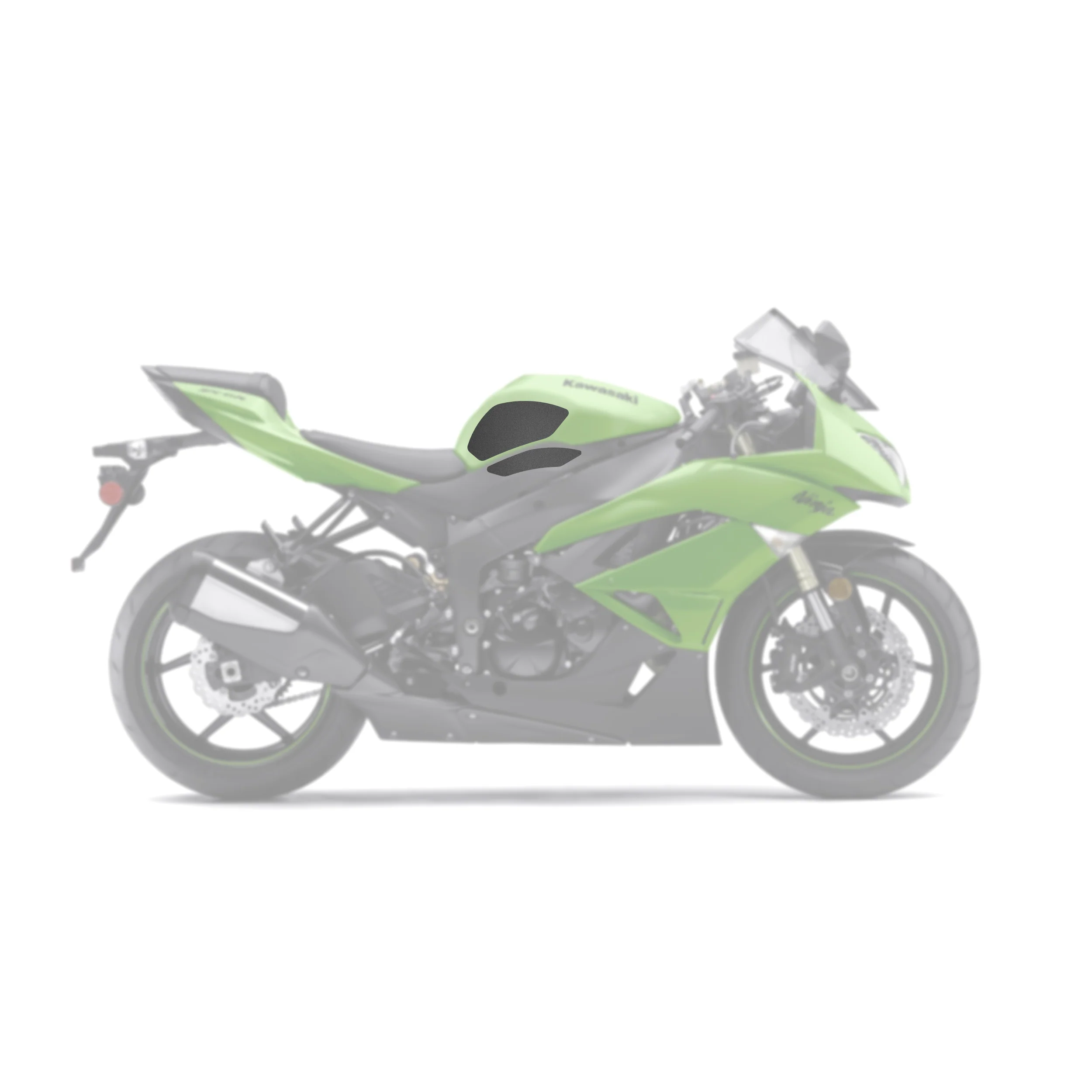 2009-2012 Kawasaki ZX6R Tank Pads - Image 2