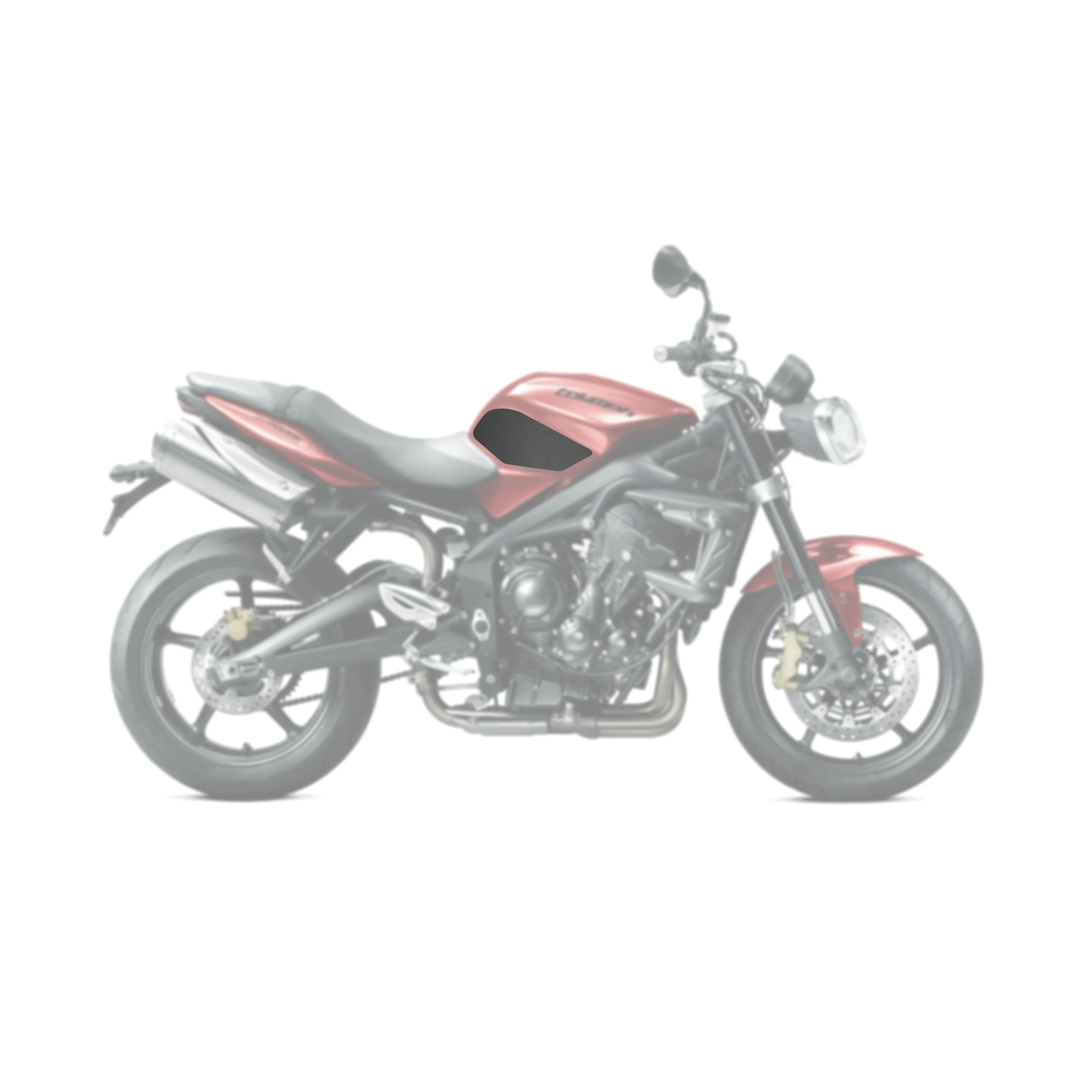 2009-2012 Triumph Street Triple 675 R Tank Pads - Image 2