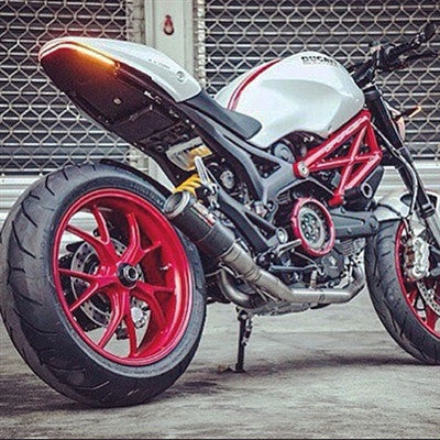 2009-2014 Ducati Monster 796 Fender Eliminator / Tail Tidy with LED Turn Signals - Image 4