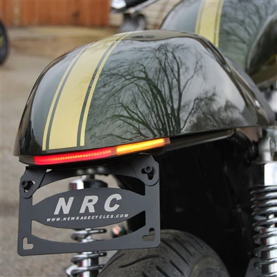 2009-2015 Triumph Thruxton Fender Eliminator Kit with Integrated Tail Light and Belly Pan - Image 3