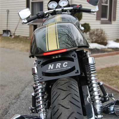 2009-2015 Triumph Thruxton Fender Eliminator Kit with Integrated Tail Light and Belly Pan - Image 4
