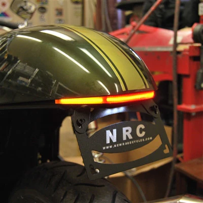 2009-2015 Triumph Thruxton Fender Eliminator Kit with Integrated Tail Light and Belly Pan - Image 6