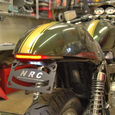 2009-2015 Triumph Thruxton Fender Eliminator Kit with Integrated Tail Light and Belly Pan - Image 8
