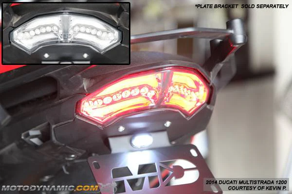 2010-2014 Ducati Multistrada 1200 Integrated Sequential LED Tail Light - Image 12