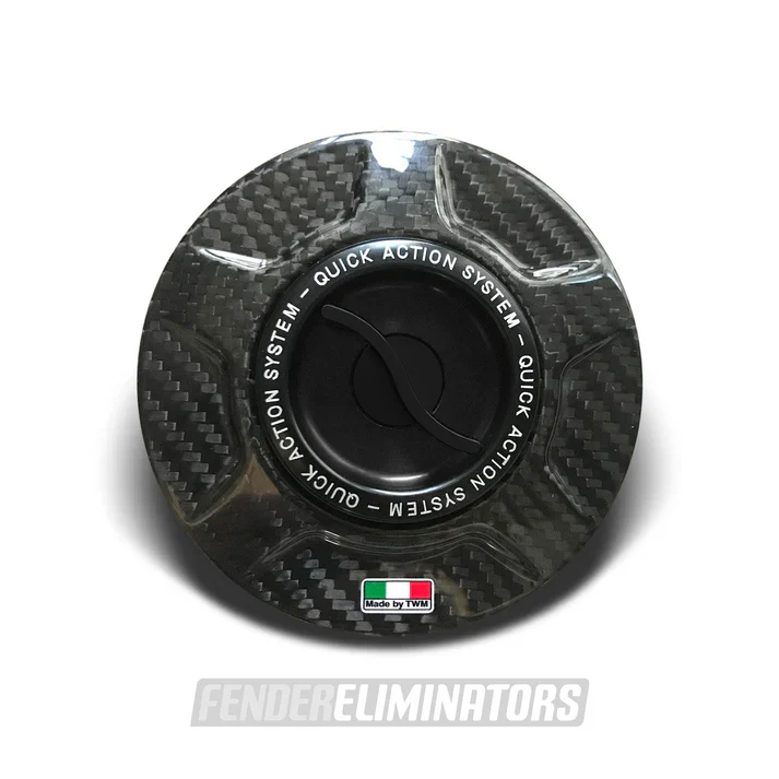 2014-2026 BMW S1000R Carbon Quick Action Fuel Cap - Image 2