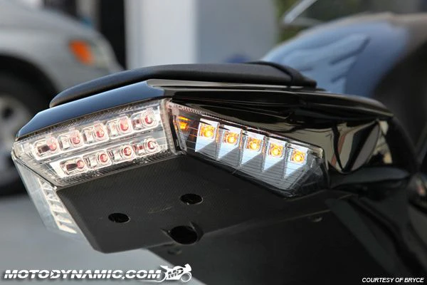 2011-2015 Ninja ZX10R Rear Panel Sequential LED Turn Signals - Image 2