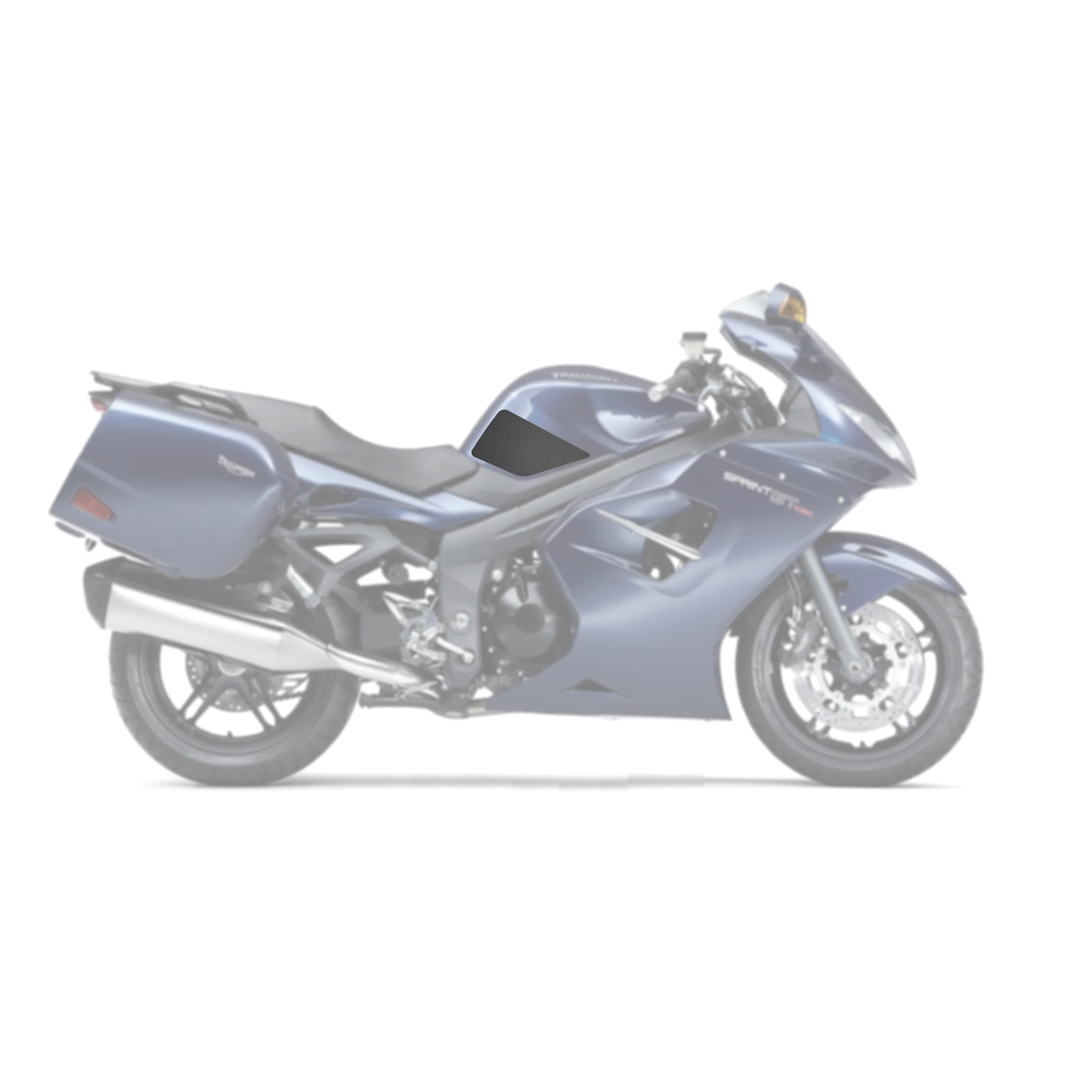 2011-2016 Triumph Sprint GT 1050 (Steel Tank) Tank Pads - Image 2
