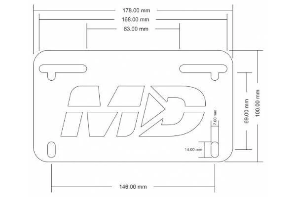 2011-2020 Aprilia Tuono Fender Eliminator / Tail Tidy with LED Plate Light - Image 6