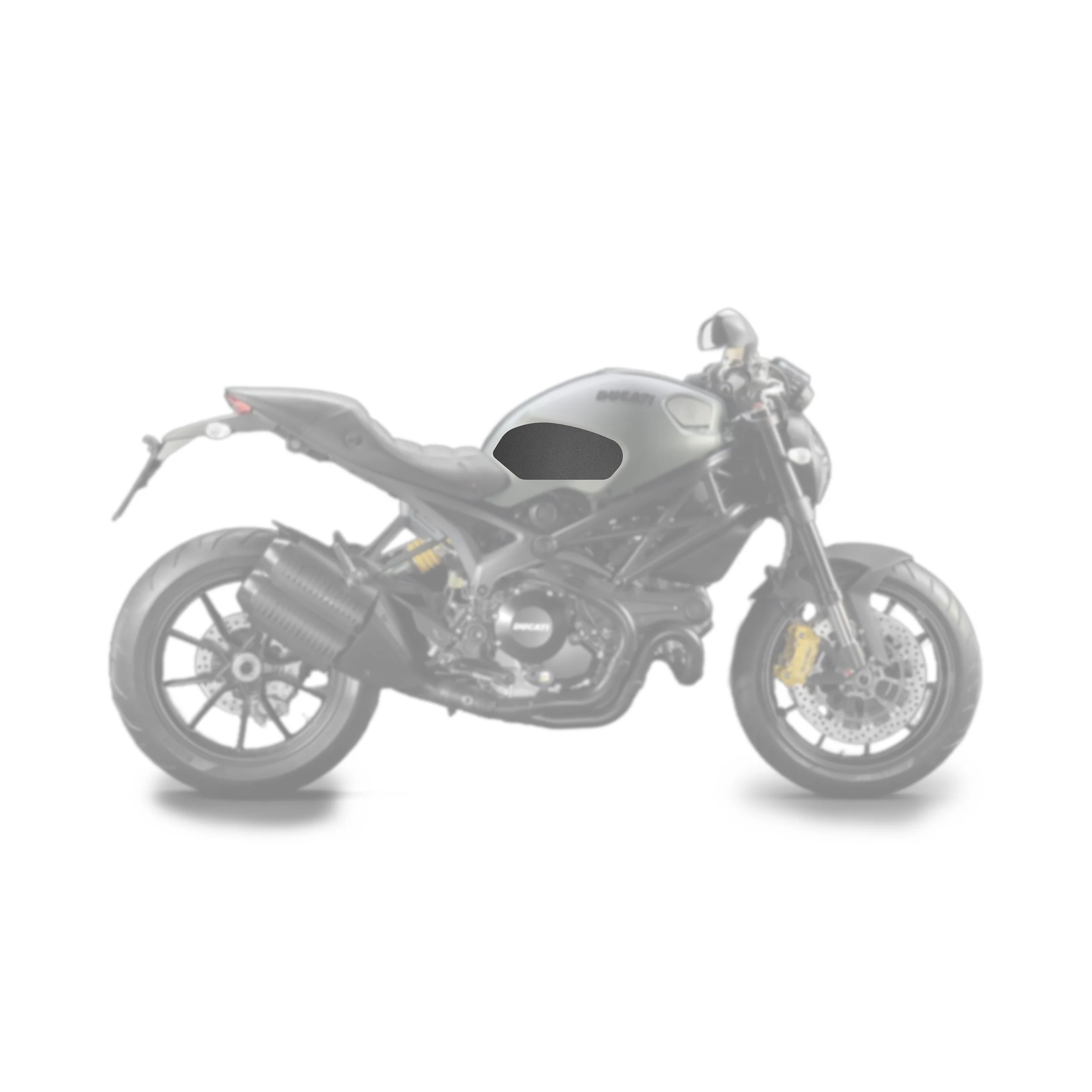2012-2013 Ducati Monster 1100 EVO Tank Pads - Image 2