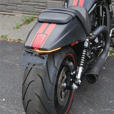 2012-2017 Harley Davidson V-Rod Fender Eliminator / Tail Tidy with LED Turn Signals - Image 6