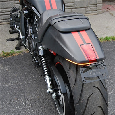 2012-2017 Harley Davidson V-Rod Fender Eliminator / Tail Tidy with LED Turn Signals - Image 7