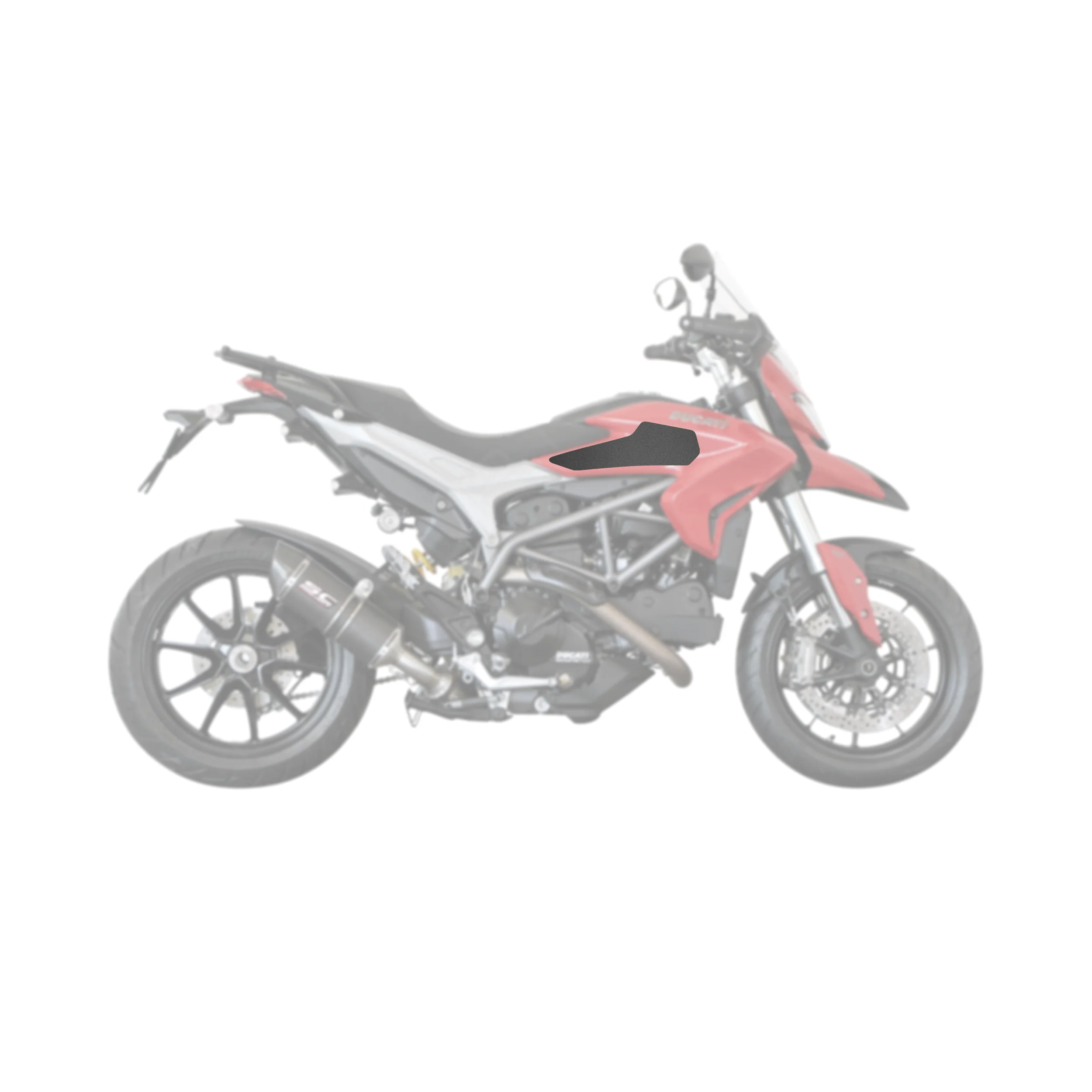2013-2015 Ducati Hyperstrada Tank Pads - Image 2