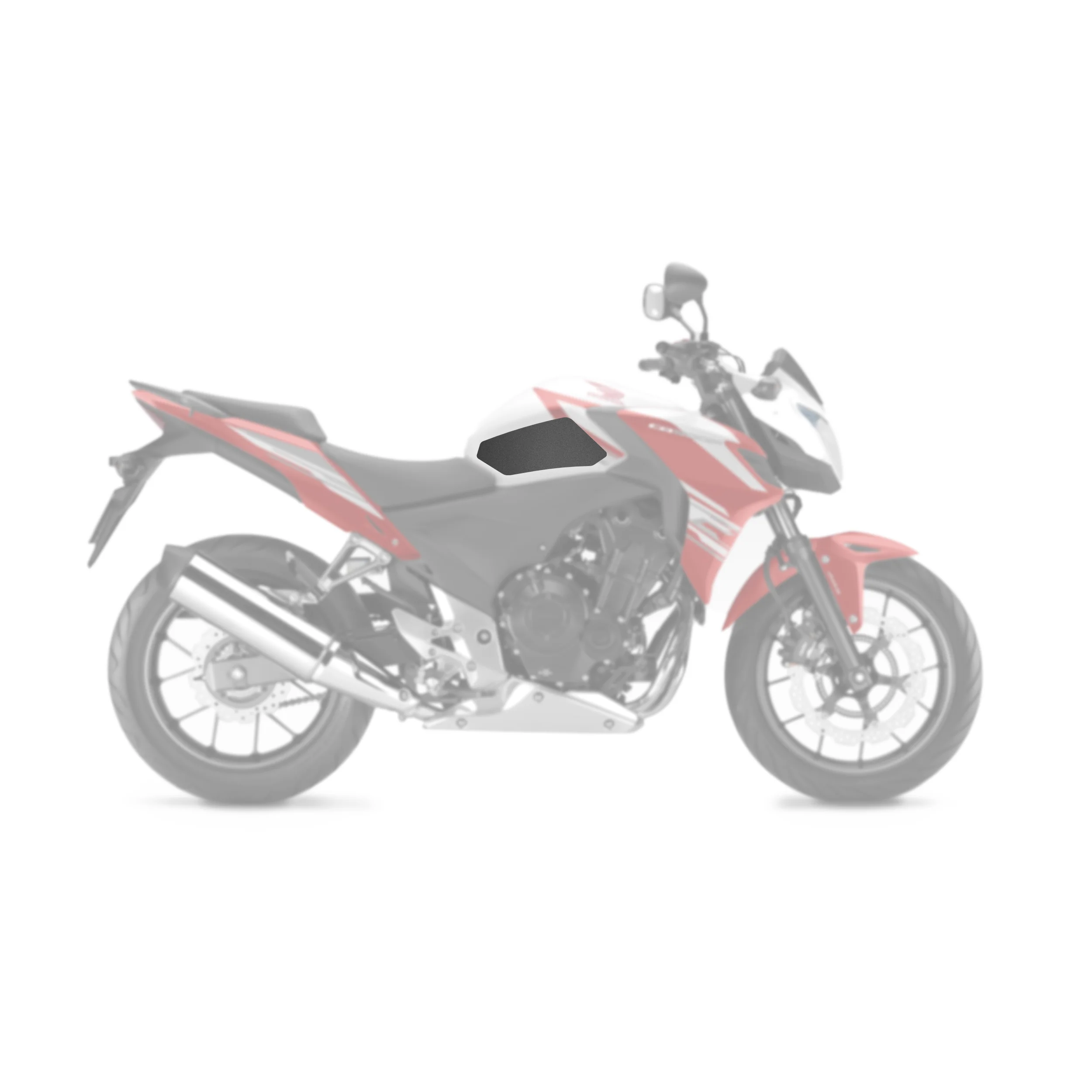 2013-2015 Honda CB500F Tank Pads - Image 2
