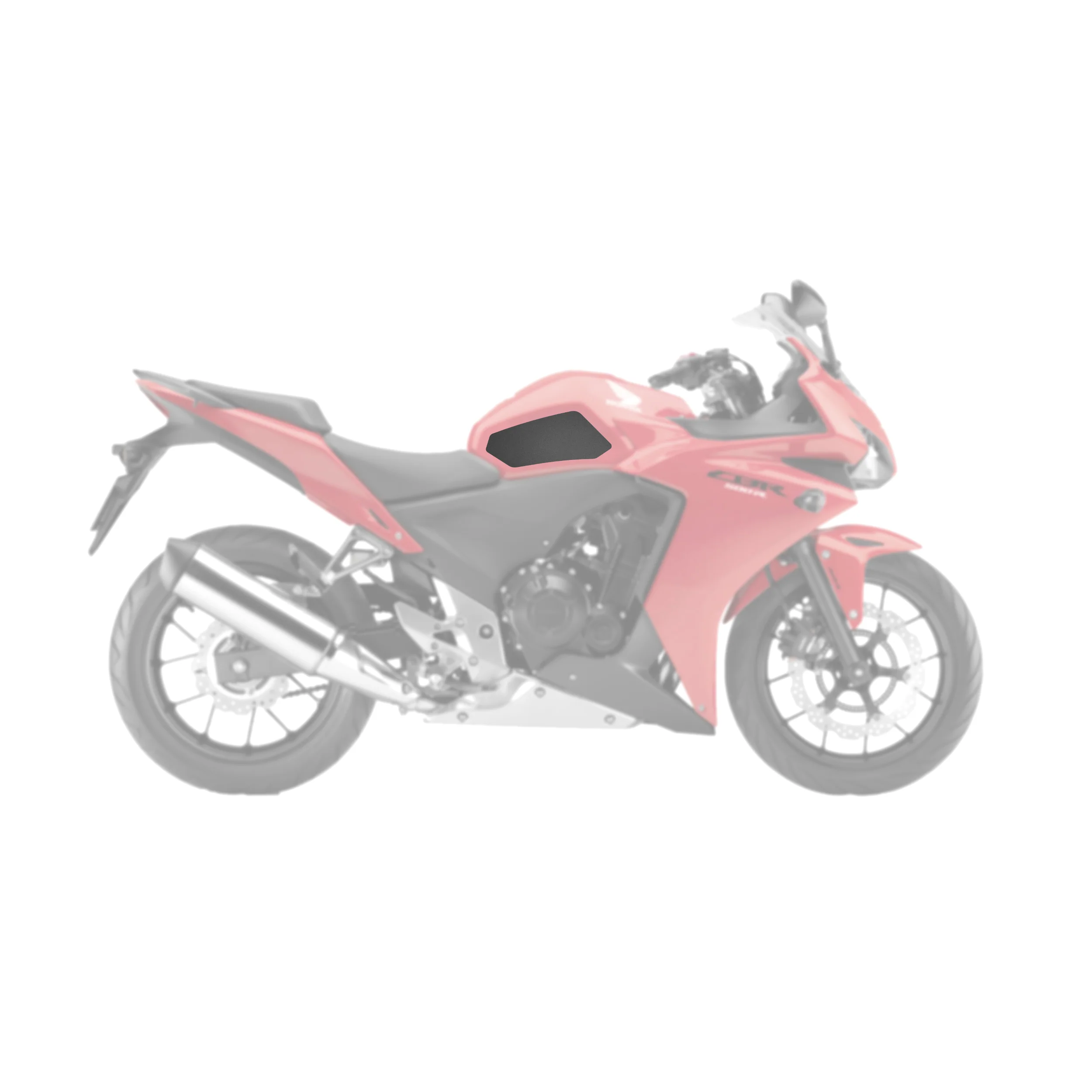 2013-2015 Honda CBR500R Tank Pads - Image 2