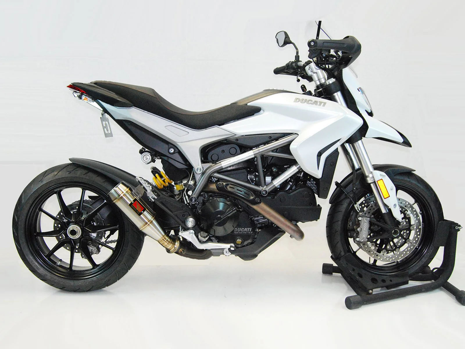 2013-2016 Ducati Hypermotard 821 939 Slip-On Exhaust by Competition Werkes - Image 3