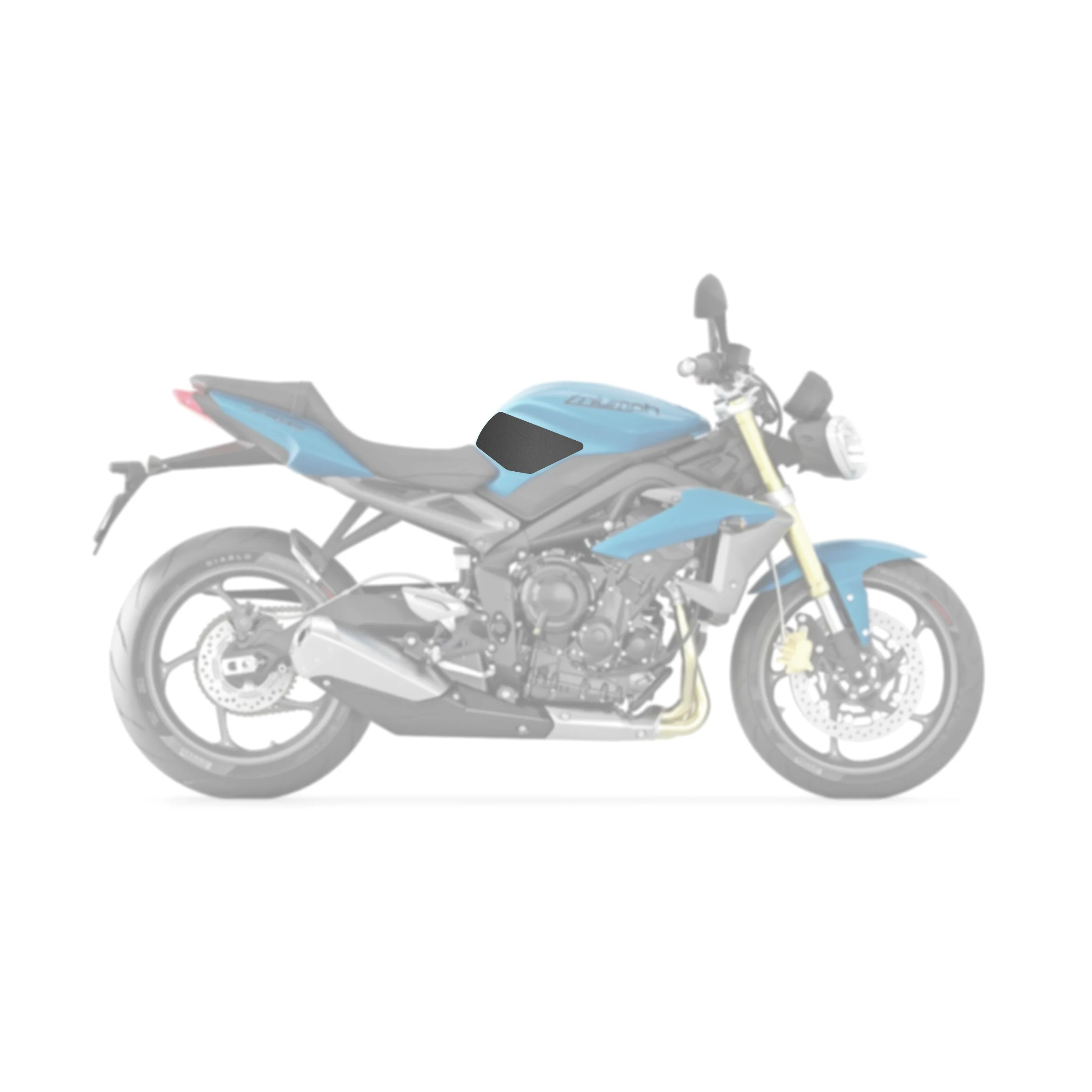 2013-2016 Triumph Street Triple 675 Tank Pads - Image 2