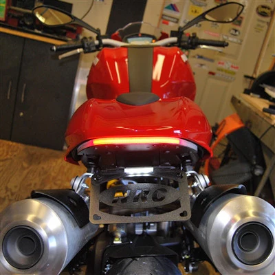2013-2017 Ducati Monster 659 Tail Tidy with LED Brake Light and Turn Signals - Image 6