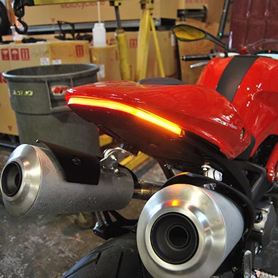 2013-2017 Ducati Monster 659 Tail Tidy with LED Brake Light and Turn Signals - Image 8