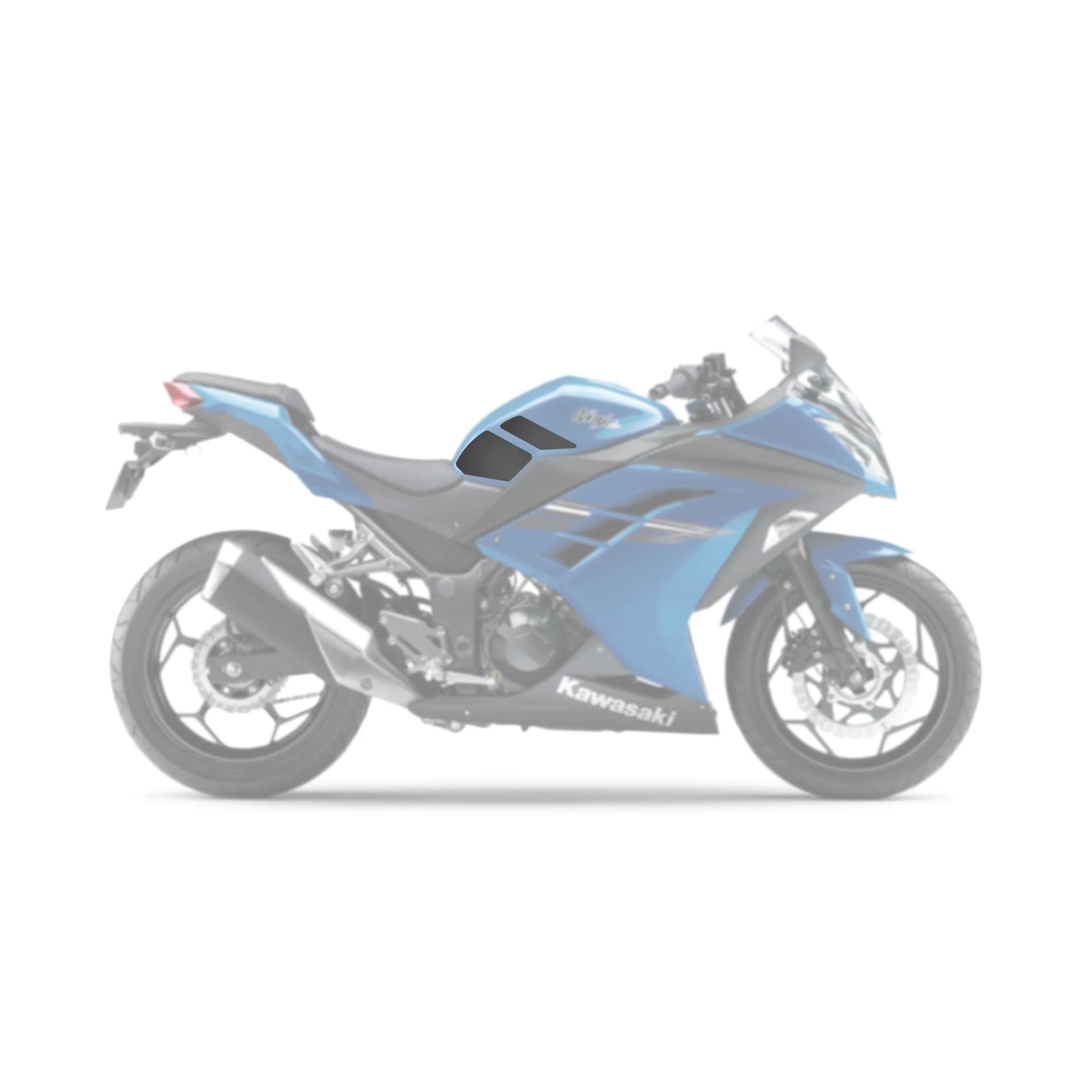 2013-2017 Kawasaki Ninja 300 (EX300) Tank Pads - Image 2