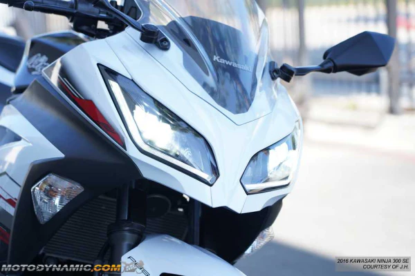 2013-2017 Kawasaki Ninja 300 Full LED Head Light Assembly - Image 3