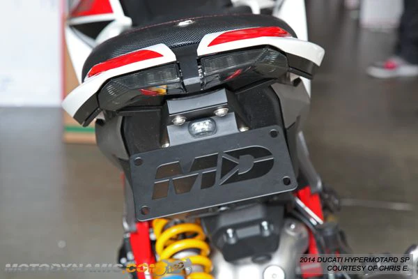 2013-2018 Ducati Hypermotard Fender Eliminator Kit / Tail Tidy by Motodynamic - Image 3