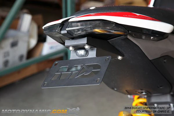 2013-2018 Ducati Hypermotard Fender Eliminator Kit / Tail Tidy by Motodynamic - Image 4