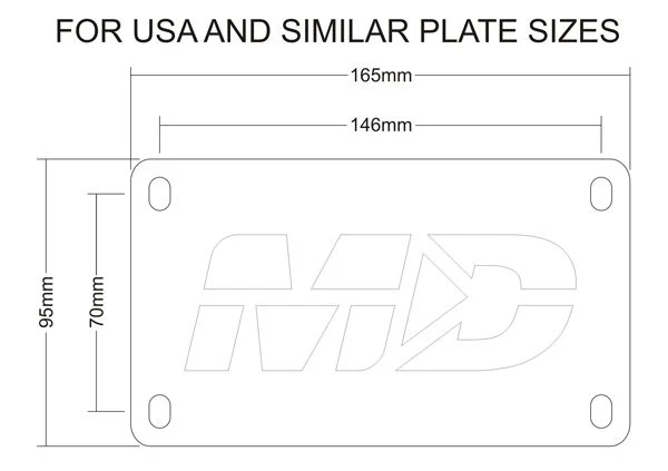 2013-2018 Ducati Hypermotard Fender Eliminator Kit / Tail Tidy by Motodynamic - Image 6